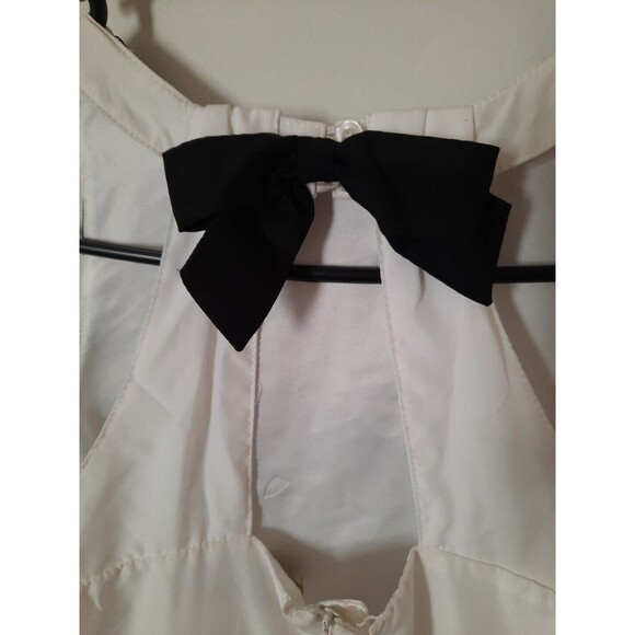 Nicole Miller Tween Dress Size XL (14/16) – Black & White Chevron with Bow Back - Picture 3 of 5